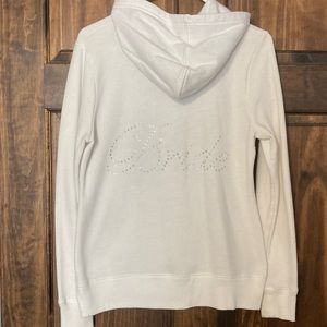 BRIDE bling zip up sweatshirt